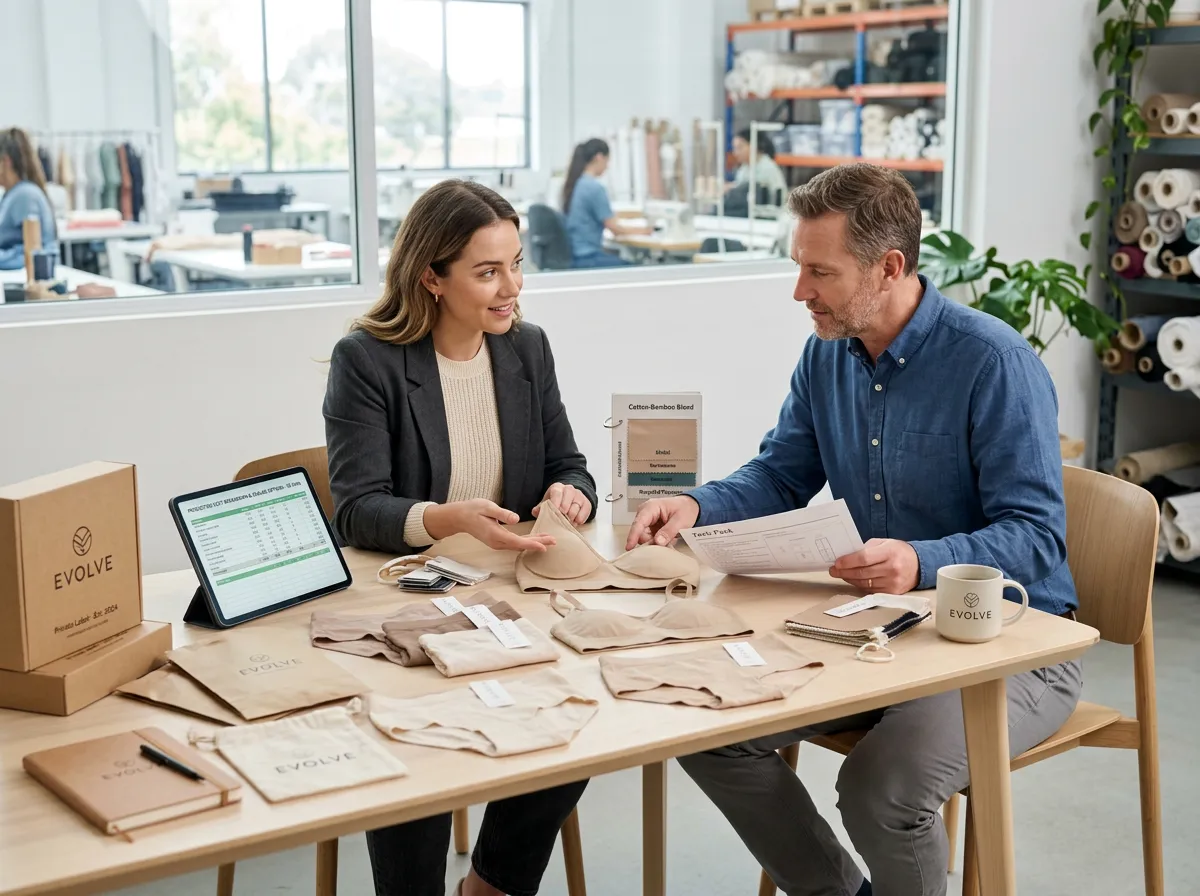 Professional lifestyle photograph of collaborative consultation scene