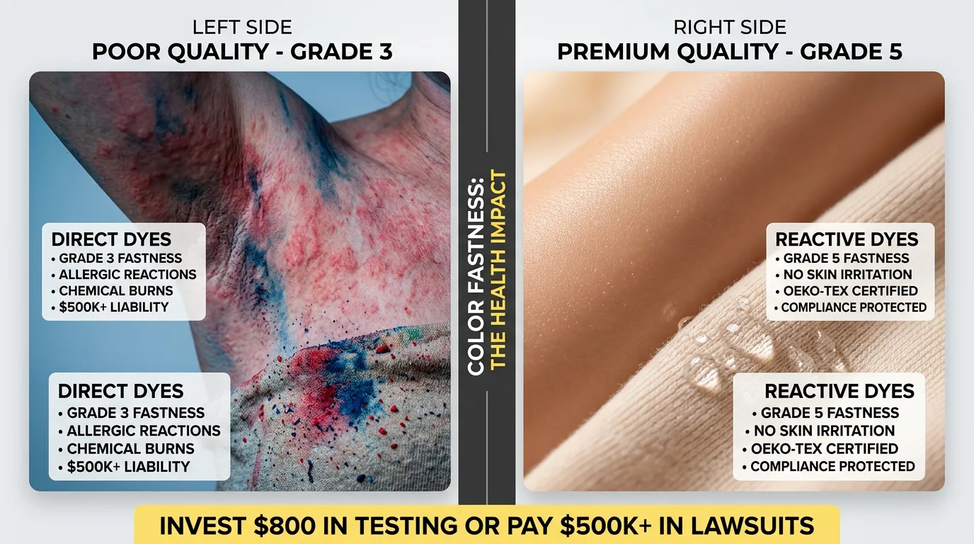 Color Fastness Health Impact Comparison