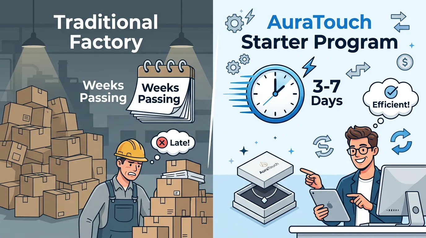 Comparison of Traditional Factory vs AuraTouch Starter Program